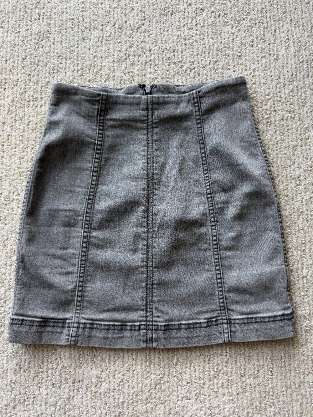 Free People Jean Skirt